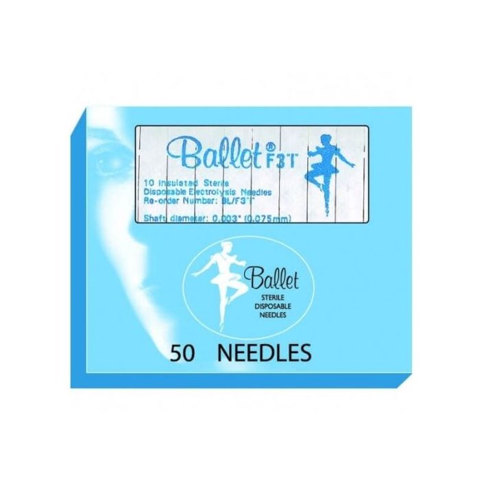 Ballet K2 isolerede sterile epileringsnåle 50 stk.