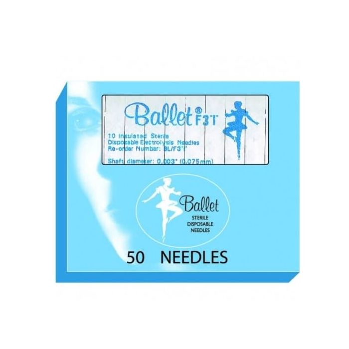 Ballet K4 isolerede sterile epileringsnåle 50 stk.
