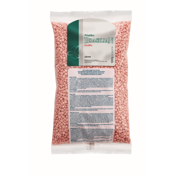 Voksperler, Pink, 1000g.