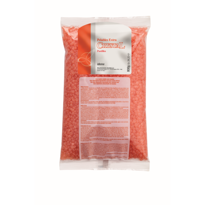 Voksperler, Orange, Syntetisk, 800g.