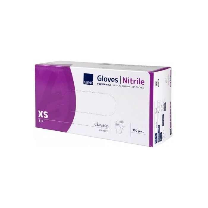 Nitril handsker, x-small hvid - 150 stk. pr. pk.