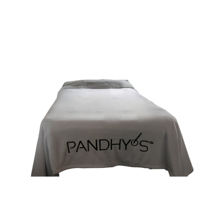 PANDHY’S™ Blanket 150×200 cm, 100% polyester, whit