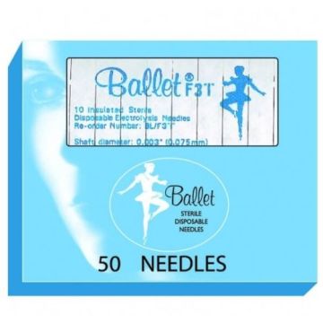 Ballet K2 isolerede sterile epileringsnåle 50 stk.