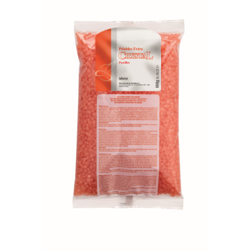 Voksperler, Orange, Syntetisk, 800g.