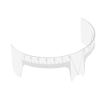 Buet linial til øjenbryn