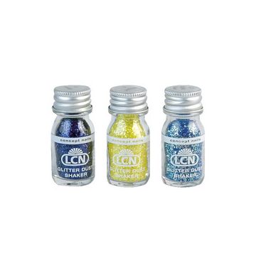 Glitter dust shaker - gold-multi