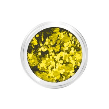 Nail Art Confetti Colour Gold