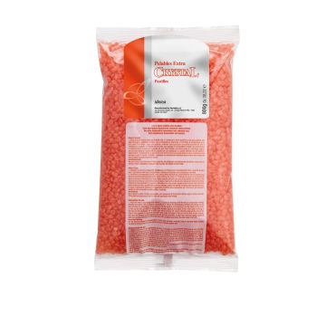 Voksperler, Orange, Syntetisk, 800g.